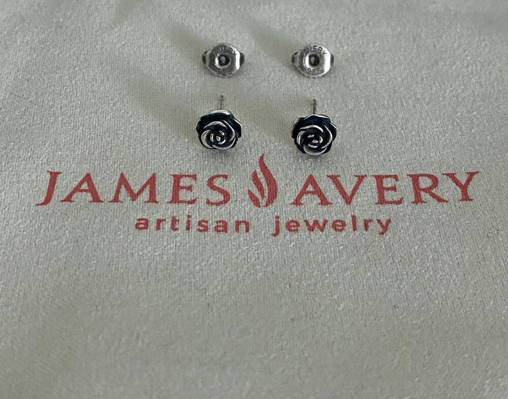 James Avery Rose Ear Studs